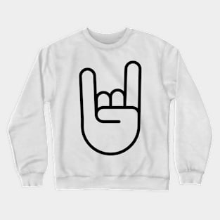 Rock On Sign Crewneck Sweatshirt